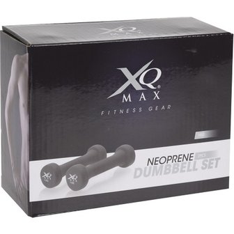 XQ Max Neoprene Dumbell Set 2 x 1kg
