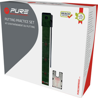Pure2Improve Golf hazard Puttingmat inclusief spiegel