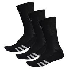 Adidas 3 paar Heren Golf Sokken Lang Zwart Maat 39-43