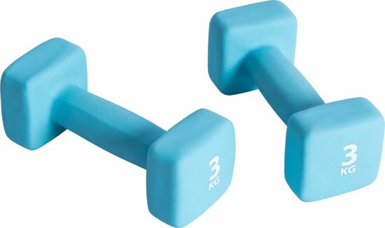 Pure2Improve Neopreen Dumbell Set 3 kg