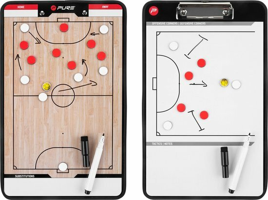 Pure2Improve Coach Board Zaalvoetbal